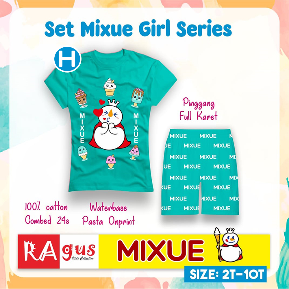 RAG 17.4 TOSCA MIXUE SET MIXUE GIRL SERIES RAGUS