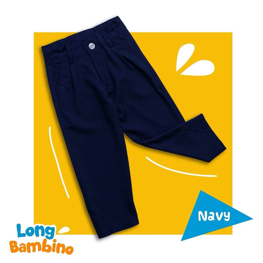 LBAM NAVY CELANA ANAK LONG BAMBINO