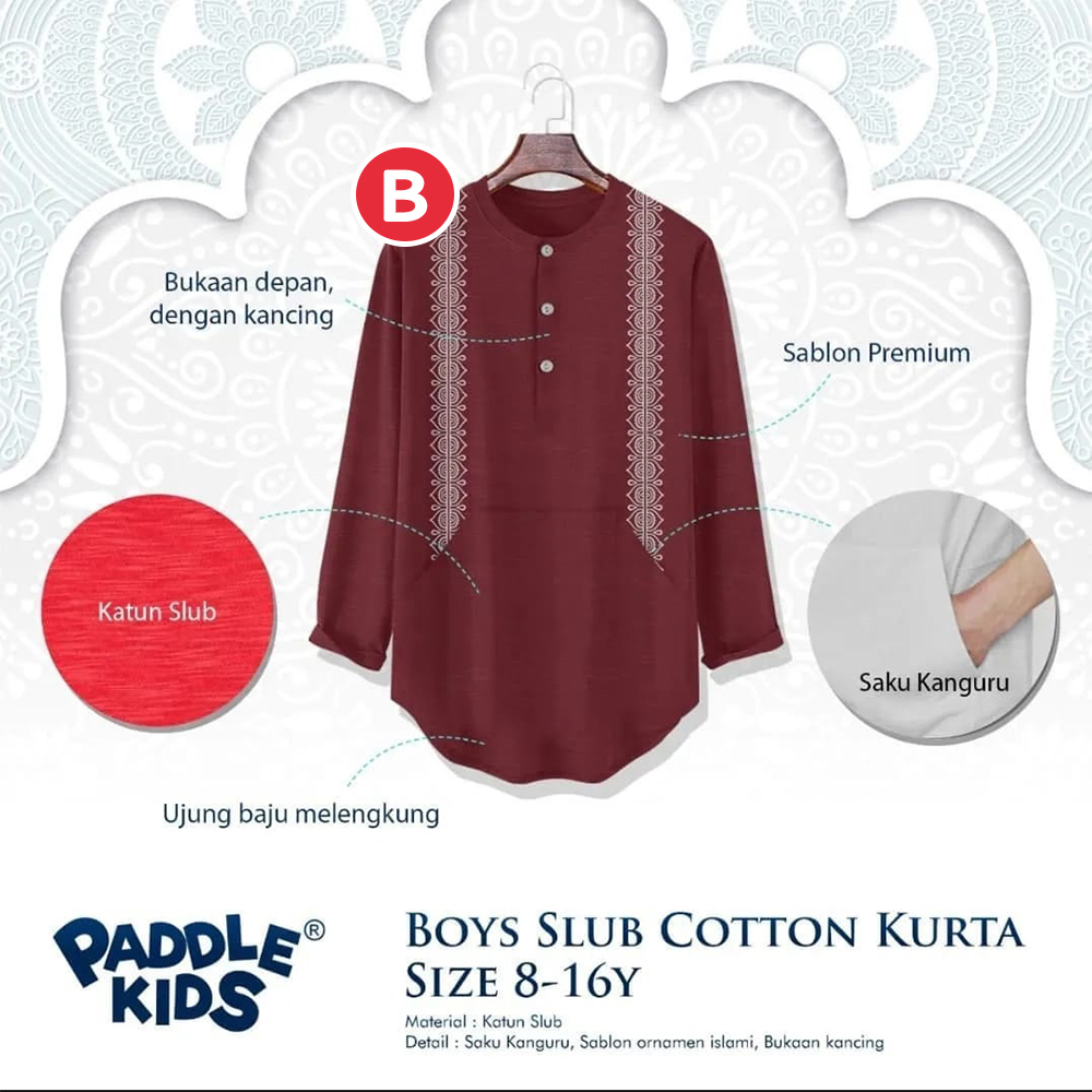 Kapal Gesper Motif Parang