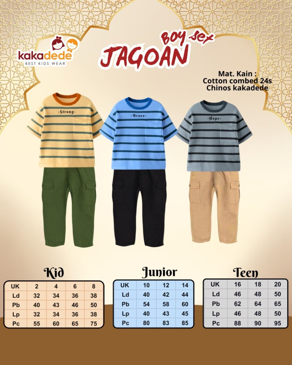 Kapal Gesper Motif Parang