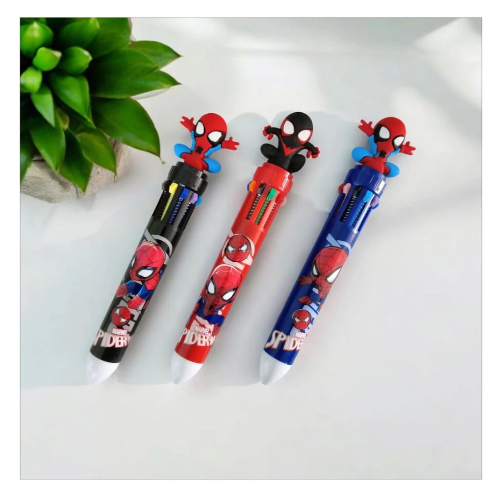 STS 33.1 10 COLORS SERI 40 SPIDERMAN PENA SPRING