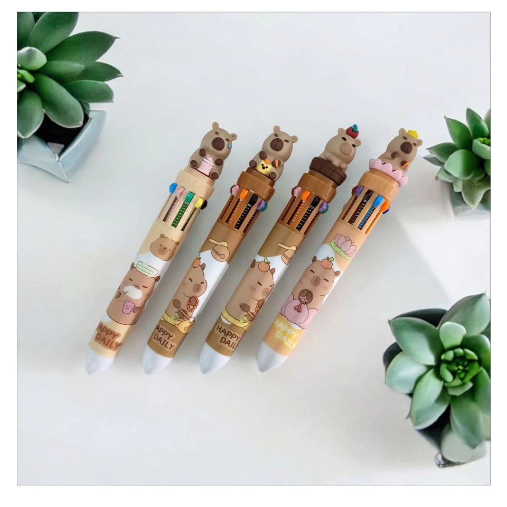 STS 33.3 10 COLORS SERI 41 CAPYBARA PENA SPRING