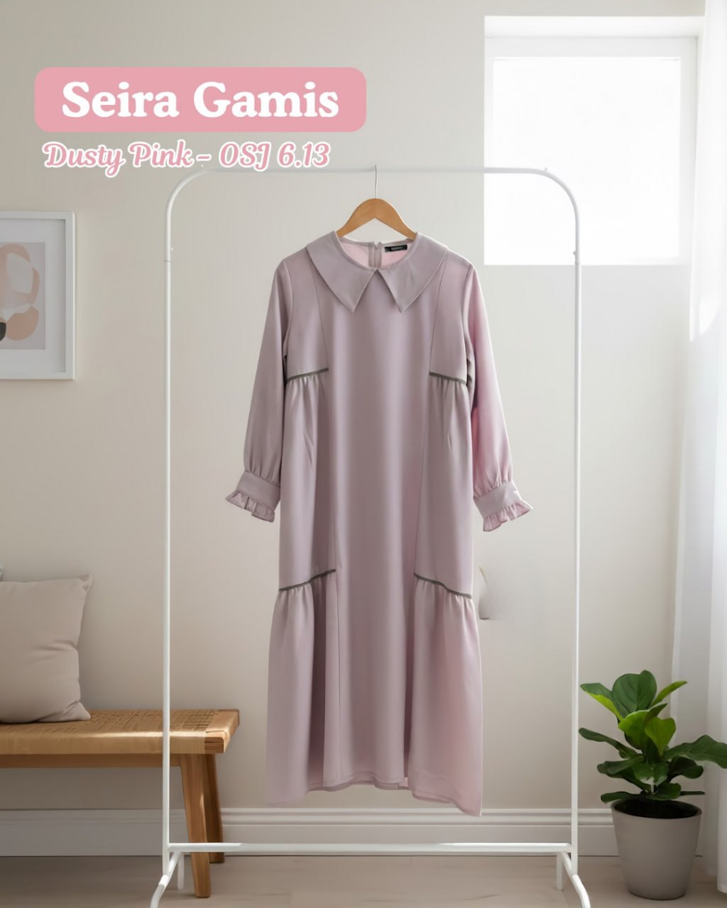 OSJ 6.13 REG DUSTY PINK SEIRA GAMIS BY OSIJU CQ