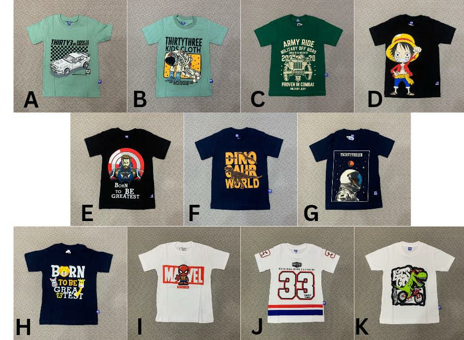 TH 1.4 BLACK LUFFY TSHIRT BY THIRTY THREE