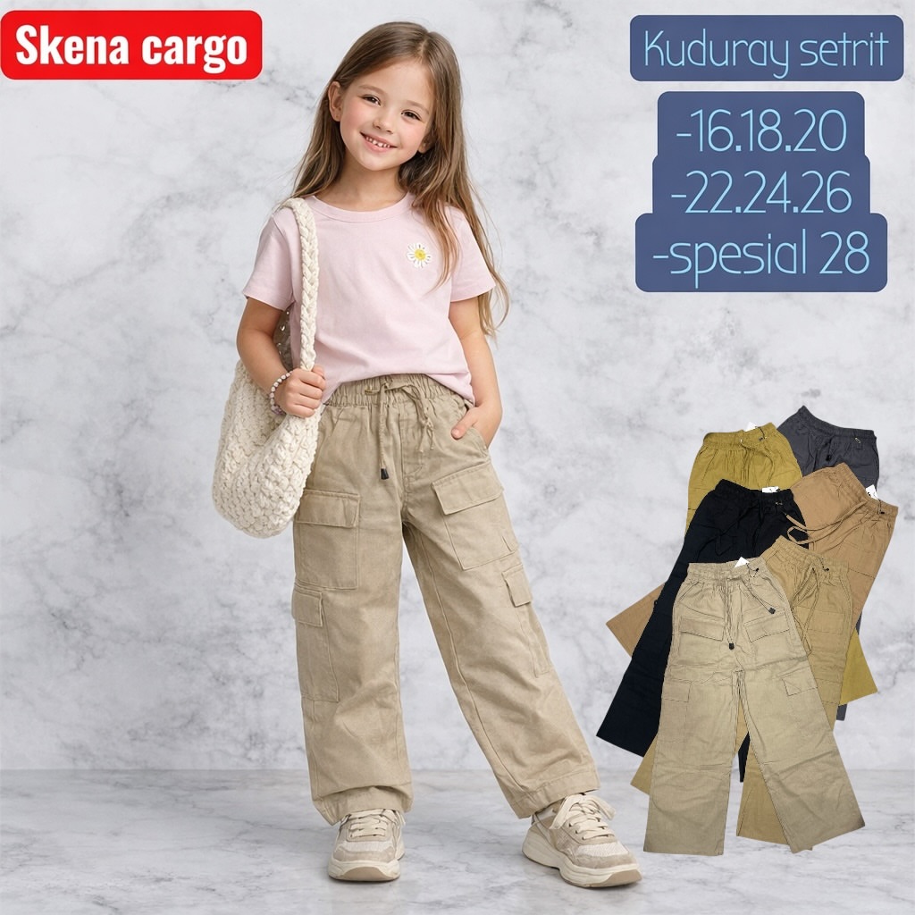 TB 97.3 JUN MINJI KULOT CARGO CORDUROY BY ASHRAF KIDS