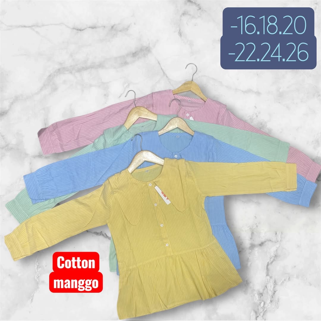 TB 97.8 JUN YOOKI RUFFLE SALUR KEMEJA BY ASHRAF KIDS