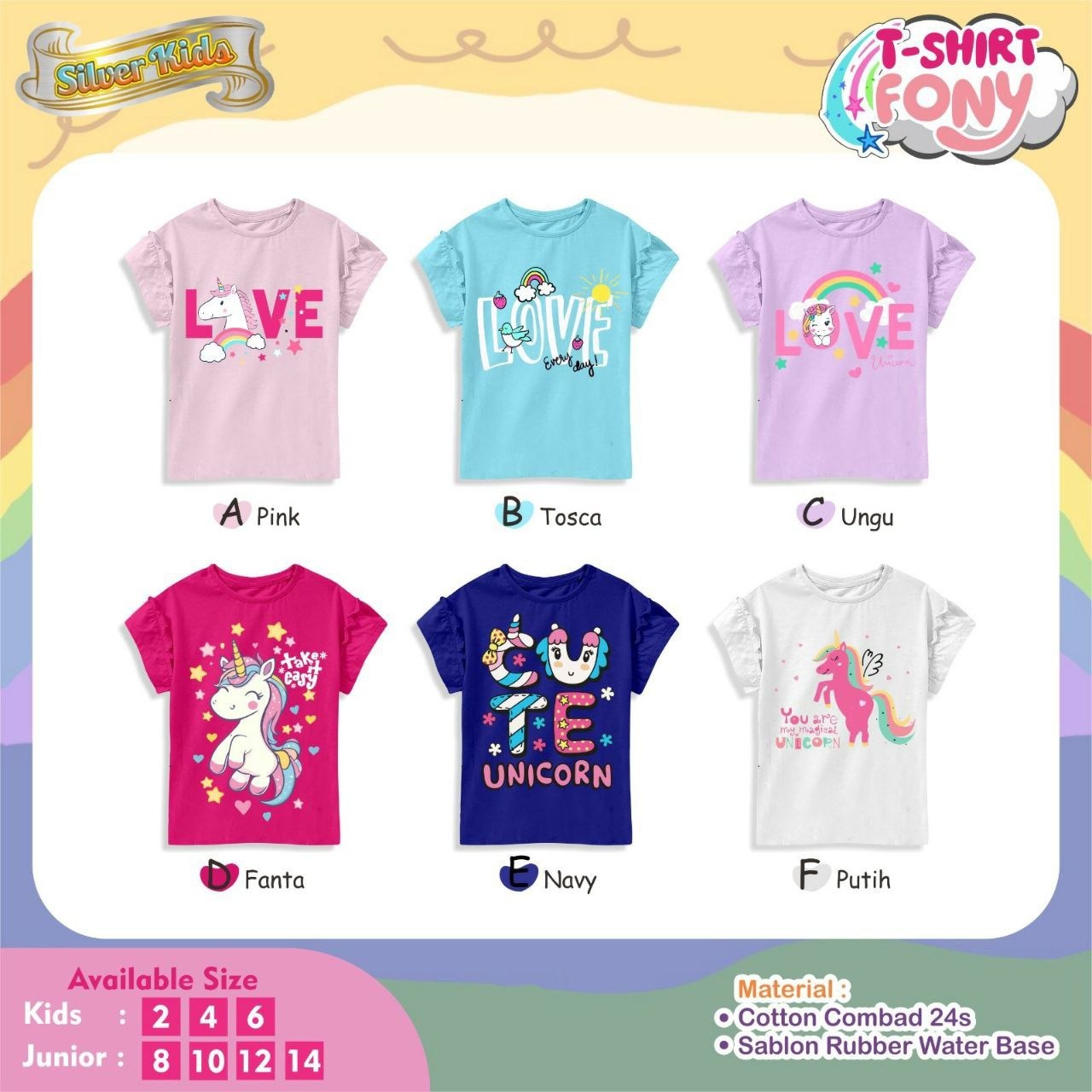 SK 21.4 JUN FANTA FONY TSHIRT BY SILVER KID