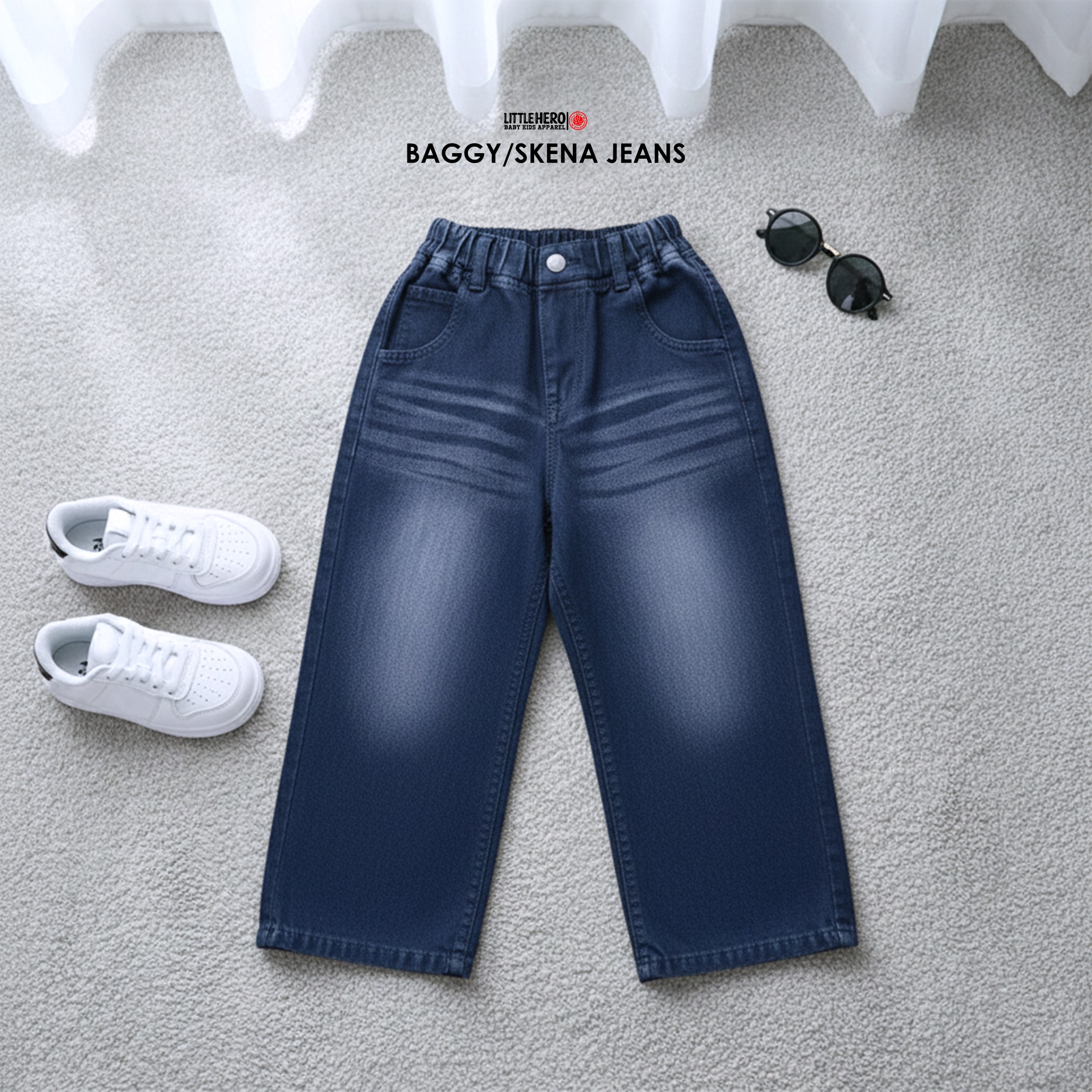 LTH 12.2 TEEN DARK BLUE SKENA JEANS BY LITTLE HERO