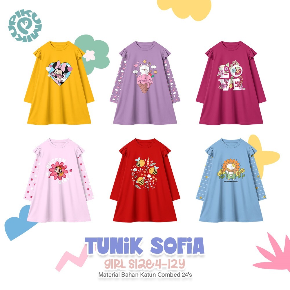 PIK 2.1 YELLOW TUNIK SOFIA BY PIKUMIKU