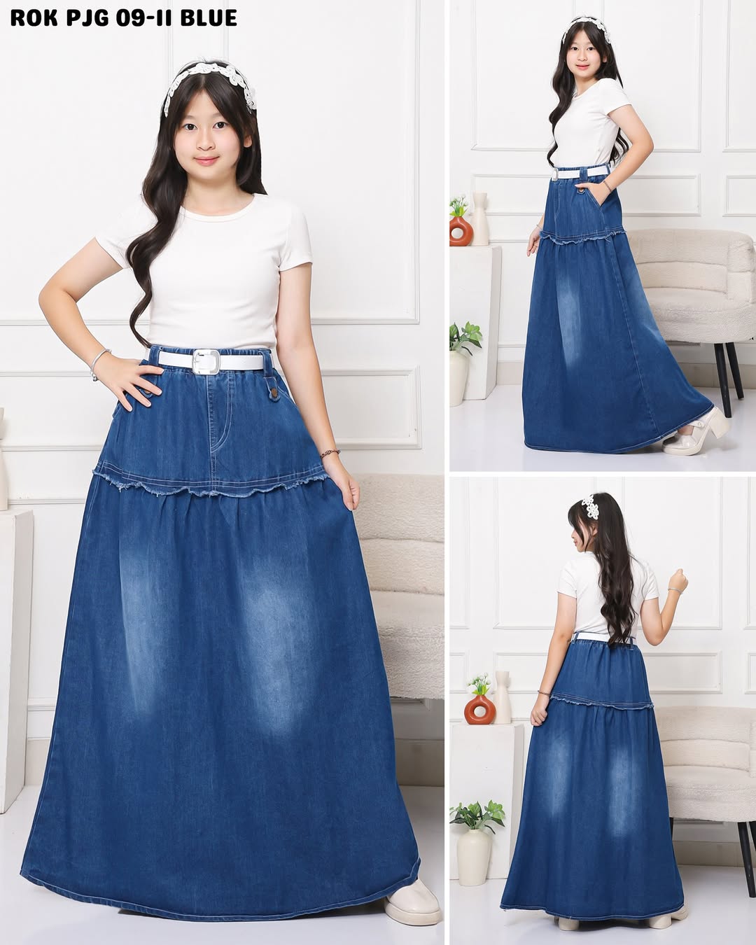 TB 108.2 789 BLUE NAVY ROK JEANS BY CERRARA