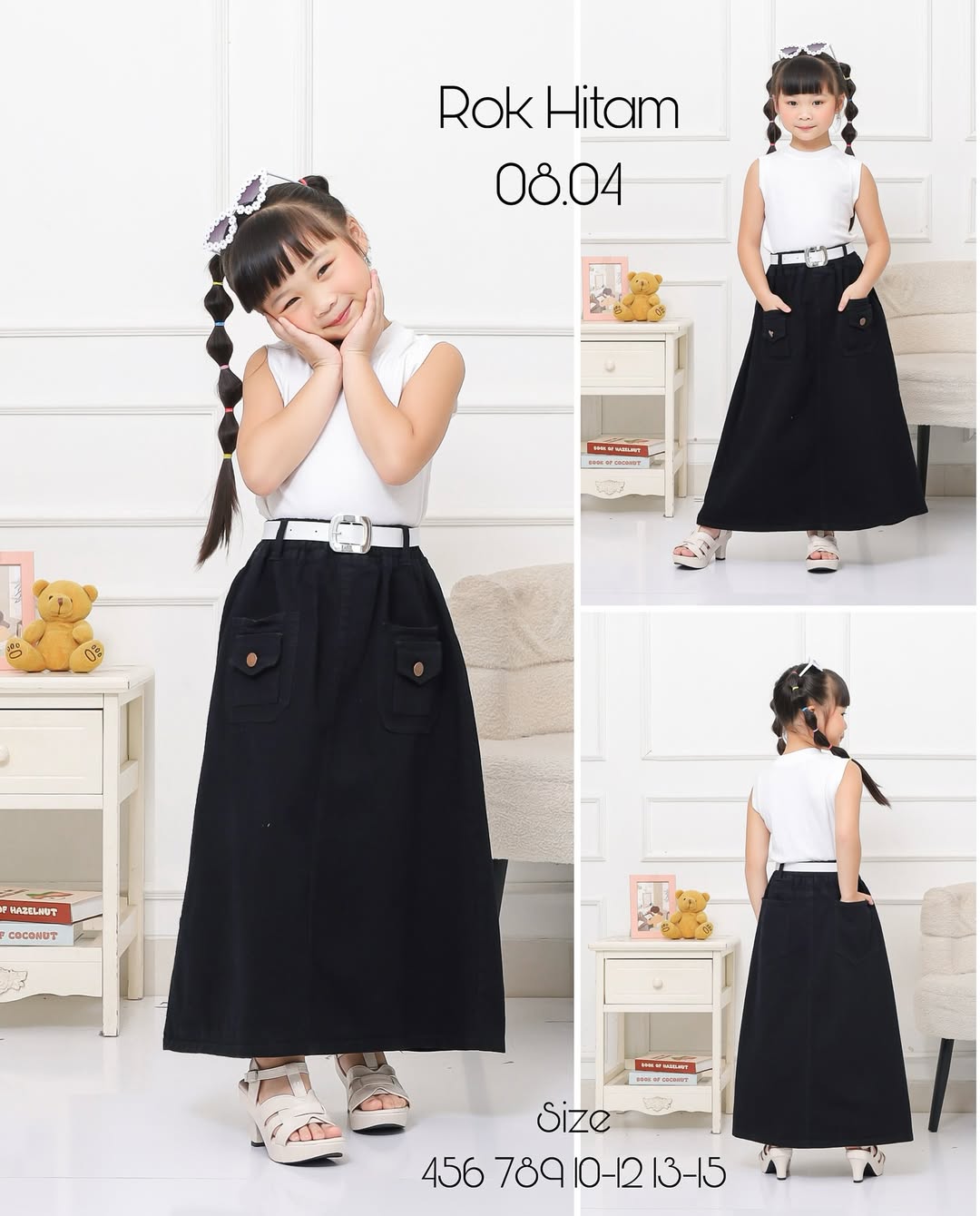 TB 108.3 456 BLACK ROK JEANS BY CERRARA 