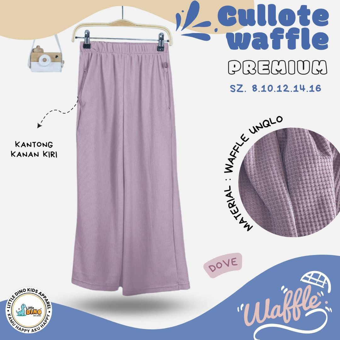 LD 104.3 MAUVE WAFFLE CLLOTE BY LITTLE DINO