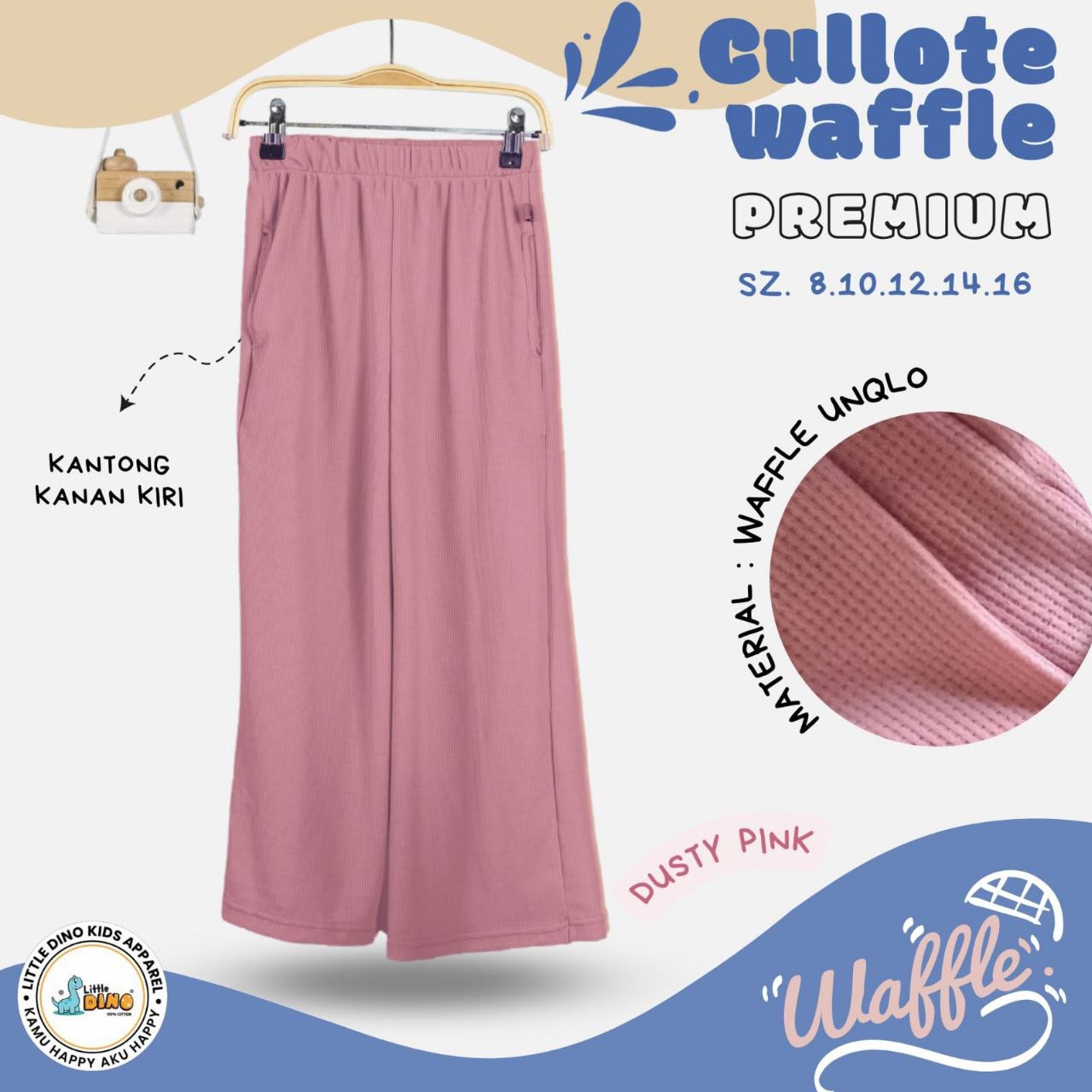 LD 104.5 DUSTY WAFFLE CLLOTE BY LITTLE DINO