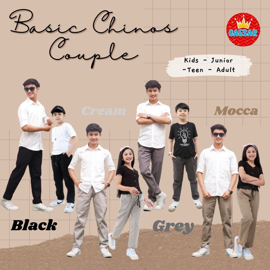 CS 30.1 JUN BLACK ADAM HAWA BASIC CHINOS BY CAESAR