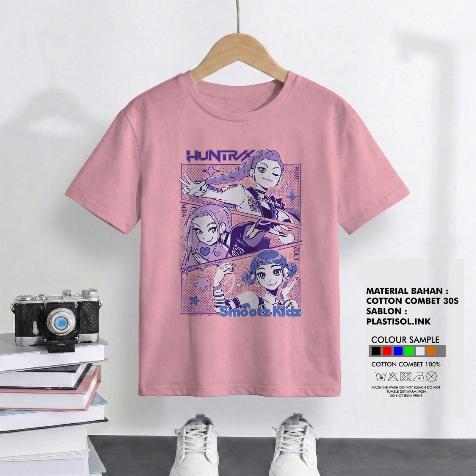 SM 1.1 PINK HUNTRIX ATASAN COWOK BY SMOOTZKID