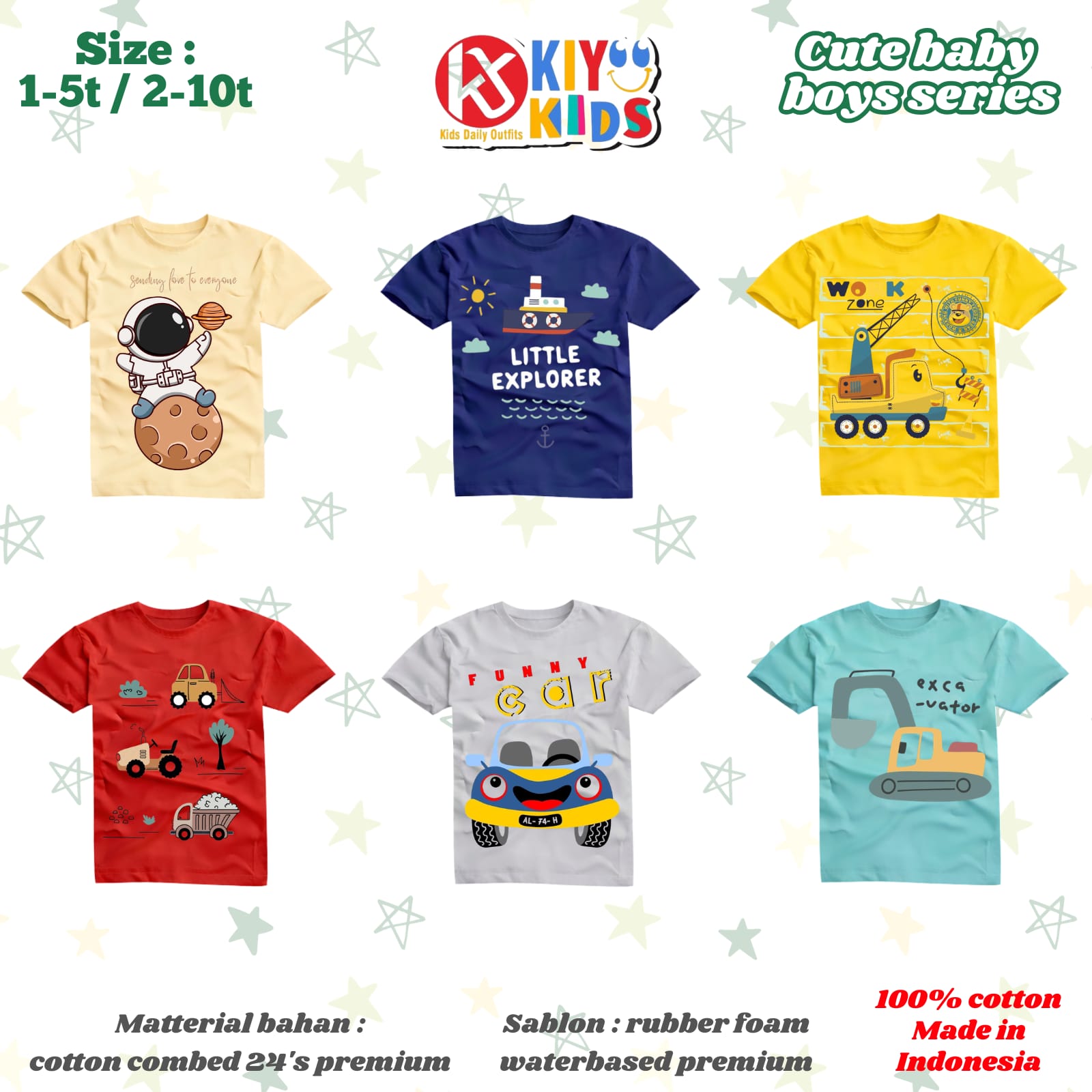 KIYO 7.5 GREY CUTE BABY BOYS SERIES BY KIYO KIDS