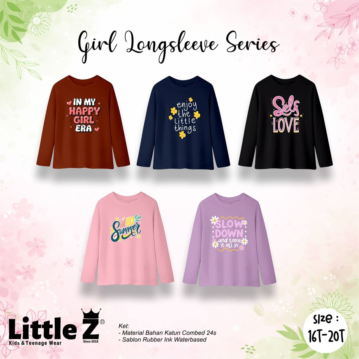 LZ 79.5 PURPLE GIRL LONGSLEEVE SERIES BY LITTLE Z