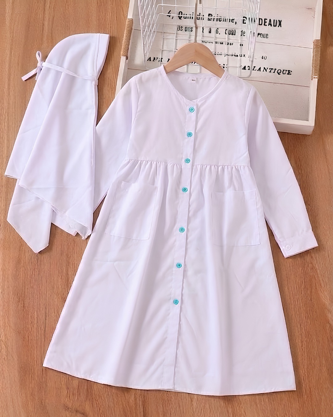 TUF 90.1 ALIFA GAMIS PUTIH POLOS BY TUFLA