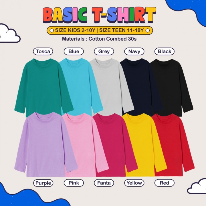 LOLY 1.6 PJG TEEN S KAOS POLOS LOLYKIDS