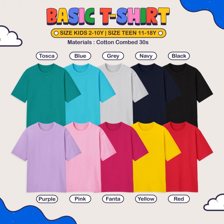LOLY 2.7 PDK TEEN M KAOS POLOS LOLYKIDS
