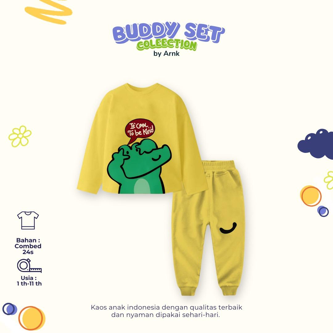 ARNK 4.2 KIDS YELLOW CROCO BUDDY ONESET BY ARNK