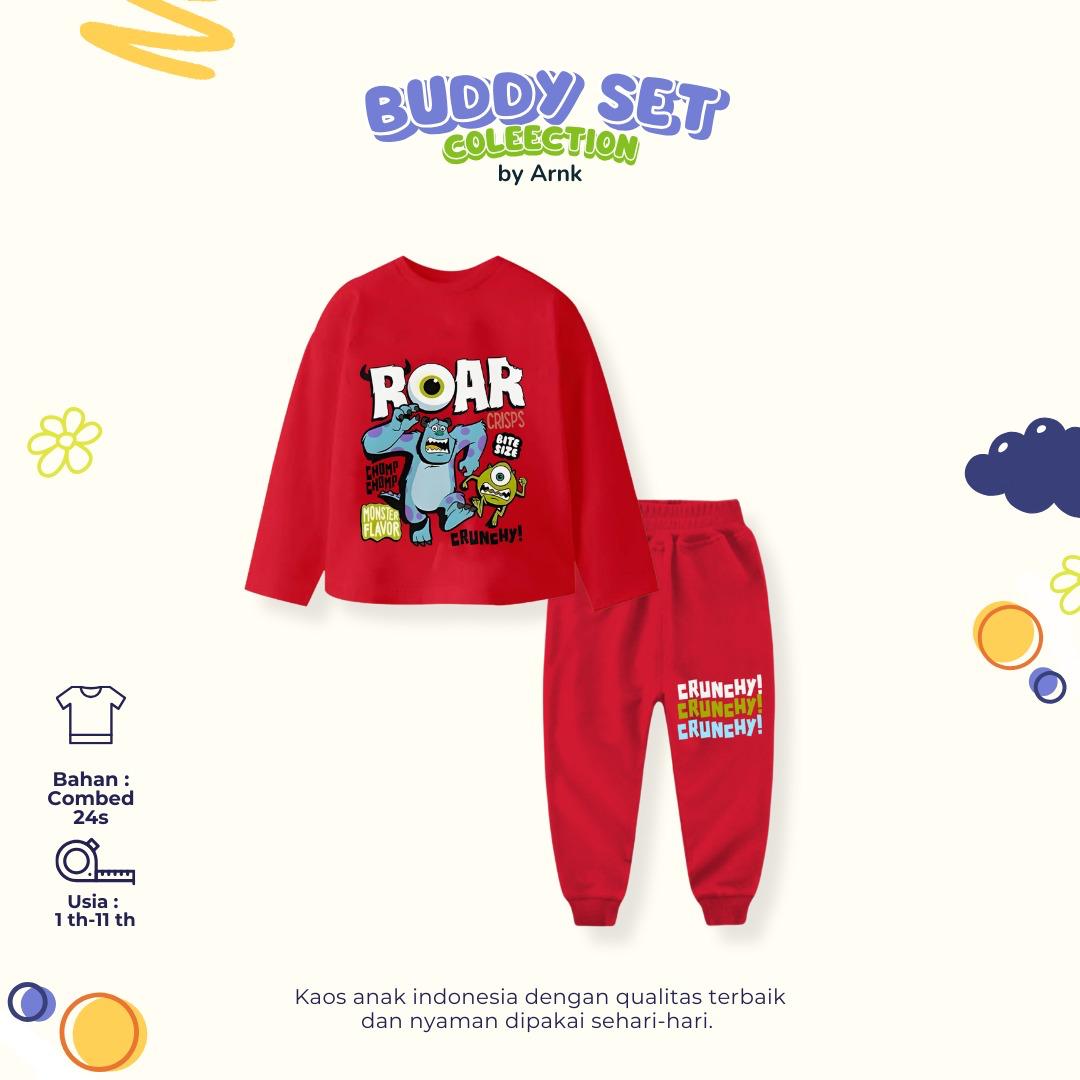 ARNK 4.6 JUN RED CRUNCHY BUDDY ONESET BY ARNK