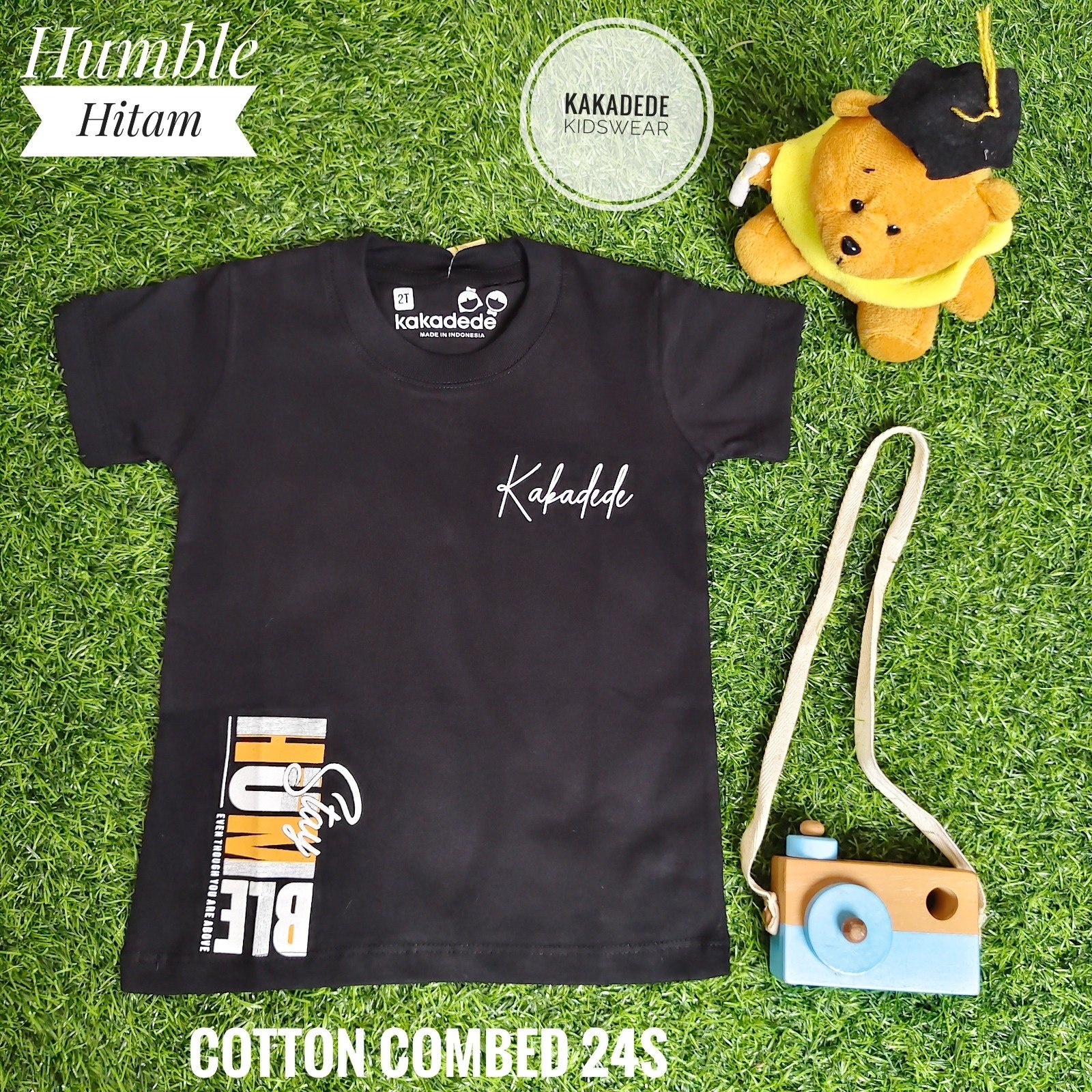 KD 221.3 BLACK TEEN HUMBLE TSHIRT BY KAKADEDE