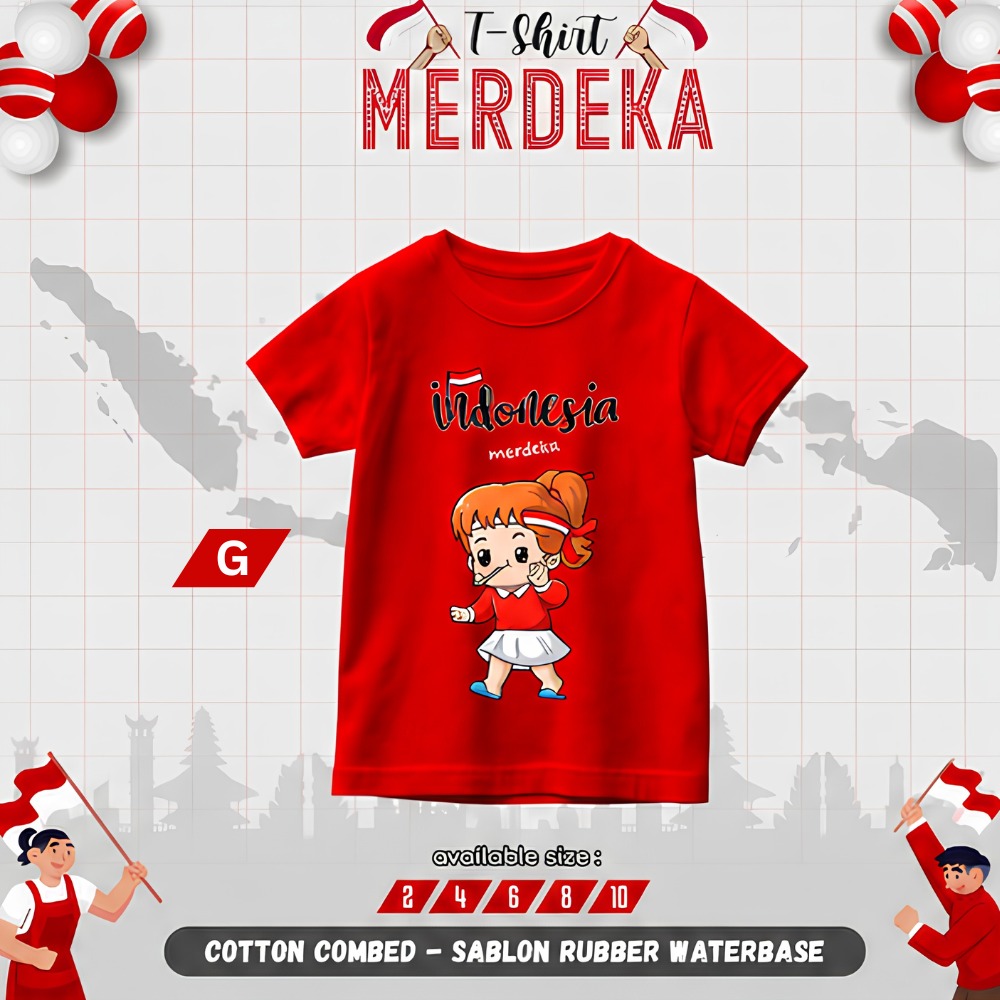 TUF 96.7 G RED TSHIRT MERDEKA BY TUFLA