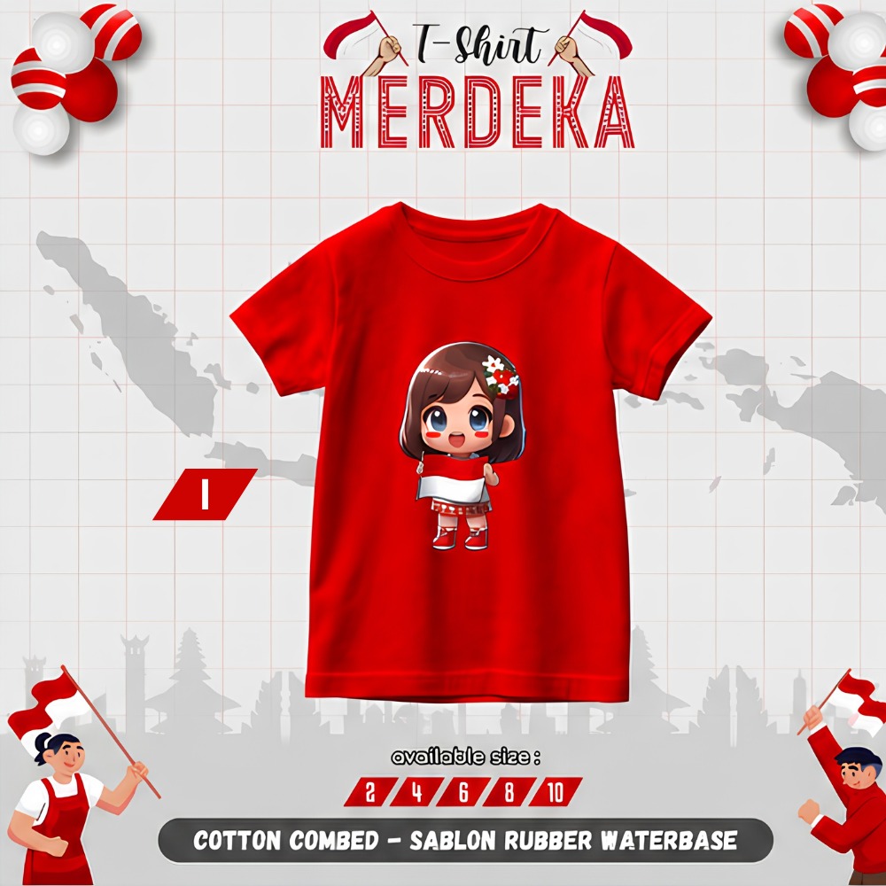 TUF 96.9 I RED TSHIRT MERDEKA BY TUFLA