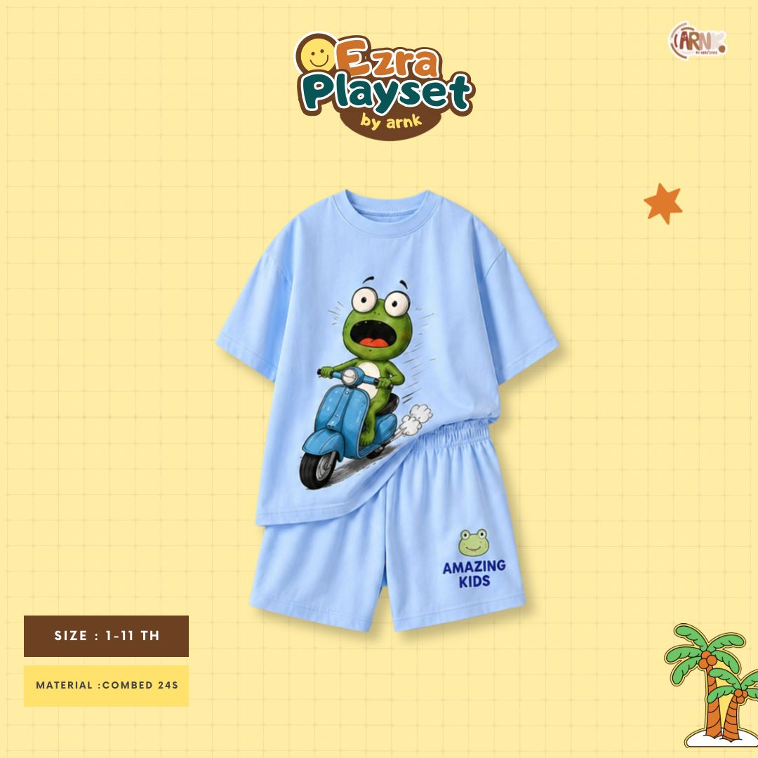 ARNK 5.3 BLUE FROG JUN EZRA PLAYSET BY ARNK