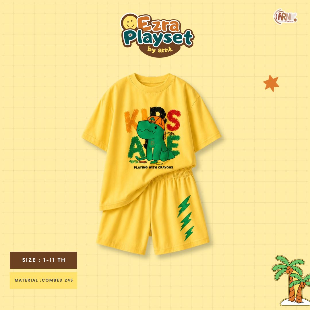 ARNK 5.6 YELLOW DINO KIDS EZRA PLAYSET BY ARNK
