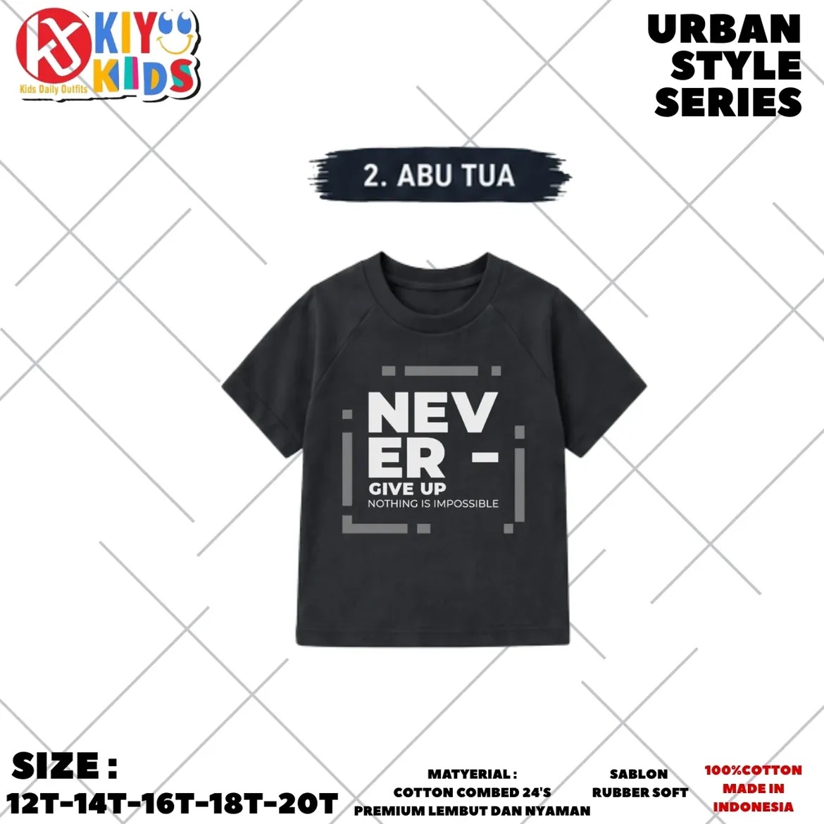 KIYO 14.2 GREY URBAN STYLE BY KIYO
