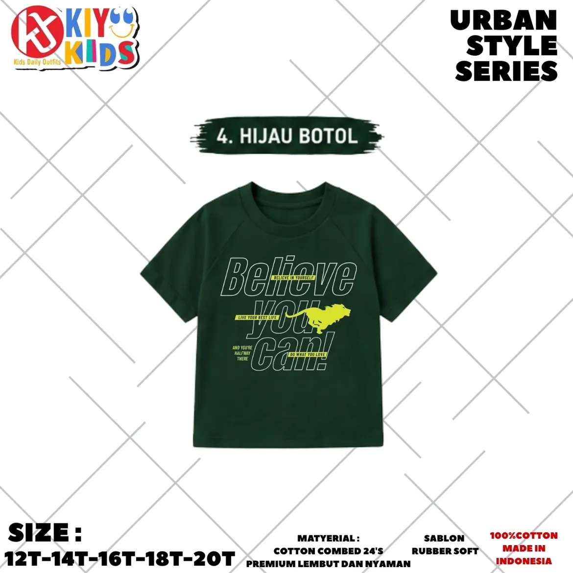 KIYO 14.4 GREEN BOTTLE URBAN STYLE BY KIYO