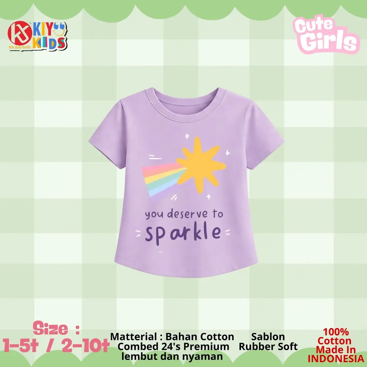 KIYO 17.5 PURPLE CUTE GIRL BY KIYO KIDS